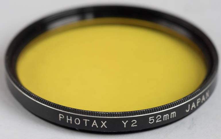 Photax 52mm Y2 Yellow  Filter
