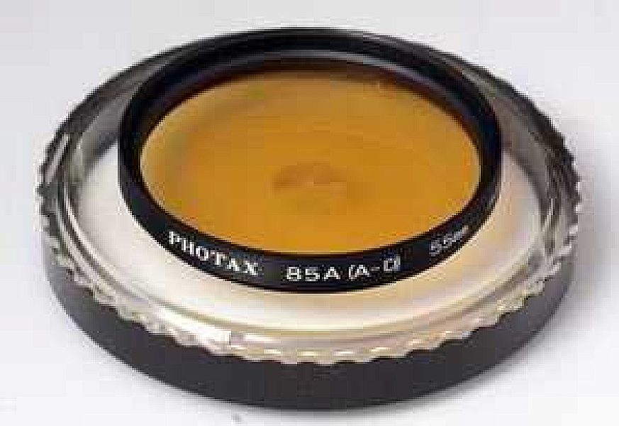 Used Photax 55mm 85a orange