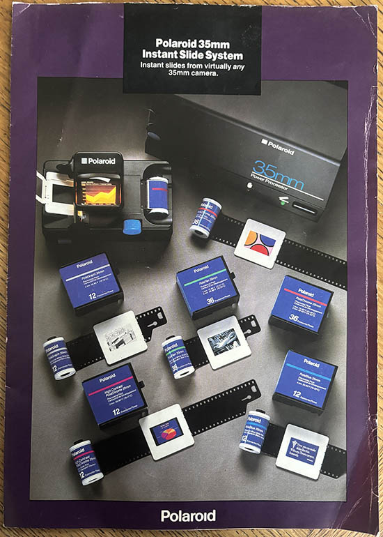 Polaroid Polaroid 35mm Instant Slide System Leaflets & Brochures