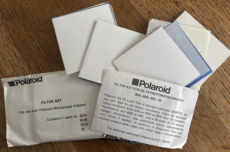Polaroid Filter set Microscope Accessories