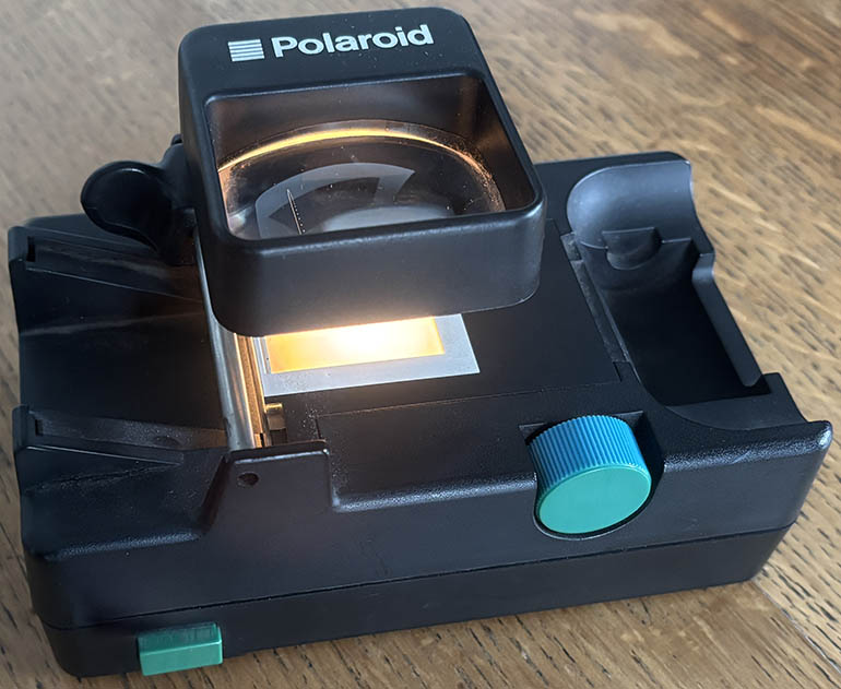 Polaroid 35mm Illuminated Slide Mounter Film accessory