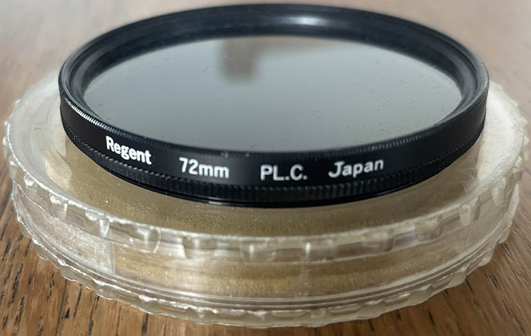 Regent 72mm circular polarising  Filter