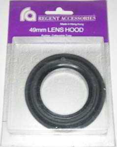 Regent 49mm rubber Lens hood