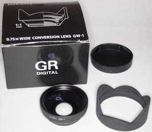 Ricoh GW-1 0.75x Wide Angle Converter  Lens converter