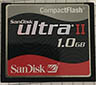 Sandisk 1GB CompactFlash  (Memory card) £8.00