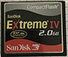 Sandisk 2GB CompactFlash  (Memory card) £10.00