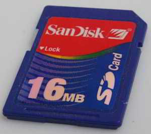 Sandisk 16Mb SD Memory card