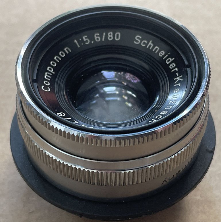 Used Schneider Componon 80mm f/5.6 enlarging lens