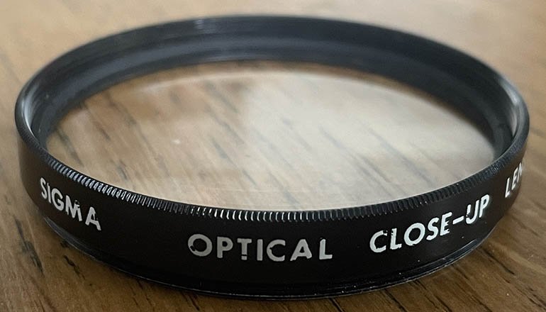 Used Sigma 52mm close-up lens