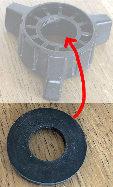 Slik 88 tripod main collar washer Tripod accessory