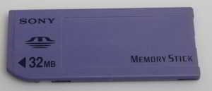 Used Sony 32Mb Memory Stick