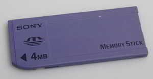 Second hand Sony 4Mb Memory Stick