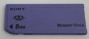 Pre-owned Sony 8Mb Memory Stick