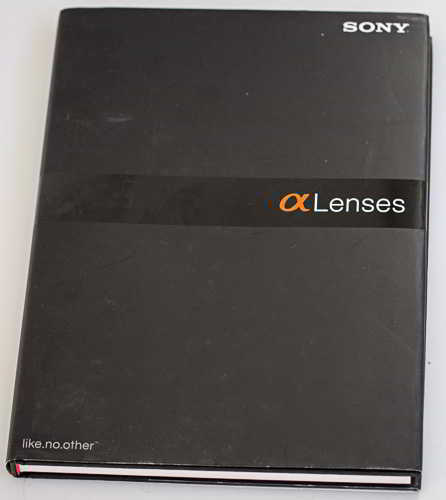 Sony A lenses Photography book