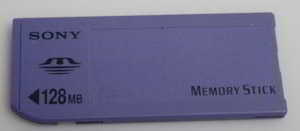 Sony 128Mb Memory Stick Memory card