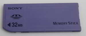 Sony 32Mb Memory Stick Memory card