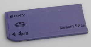 Sony 4Mb Memory Stick Memory card