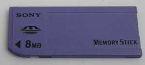 Sony 8Mb Memory Stick Memory card