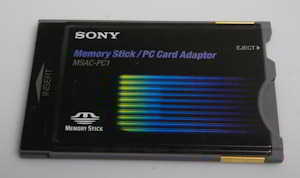 Sony MSAC-PC1 PC Card Adaptor Memory card