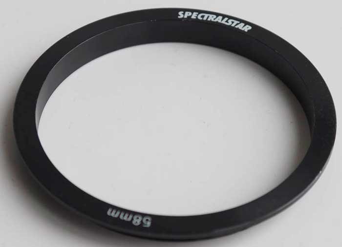Second hand Spectralstar 58mm Adaptor ring