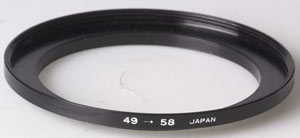 Unbranded 49-58mm Stepping ring
