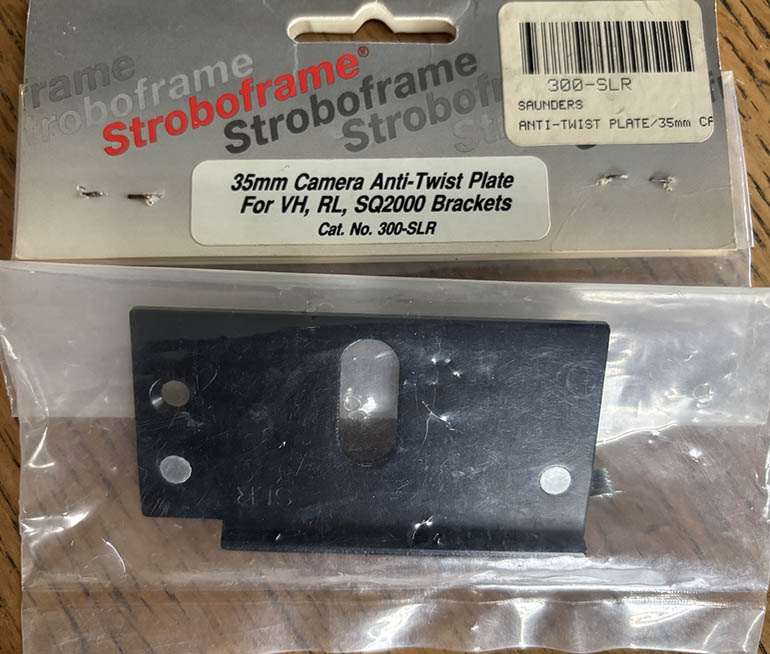Stroboframe 35mm Anti-Twist Plate 300-SLR Flash accessory