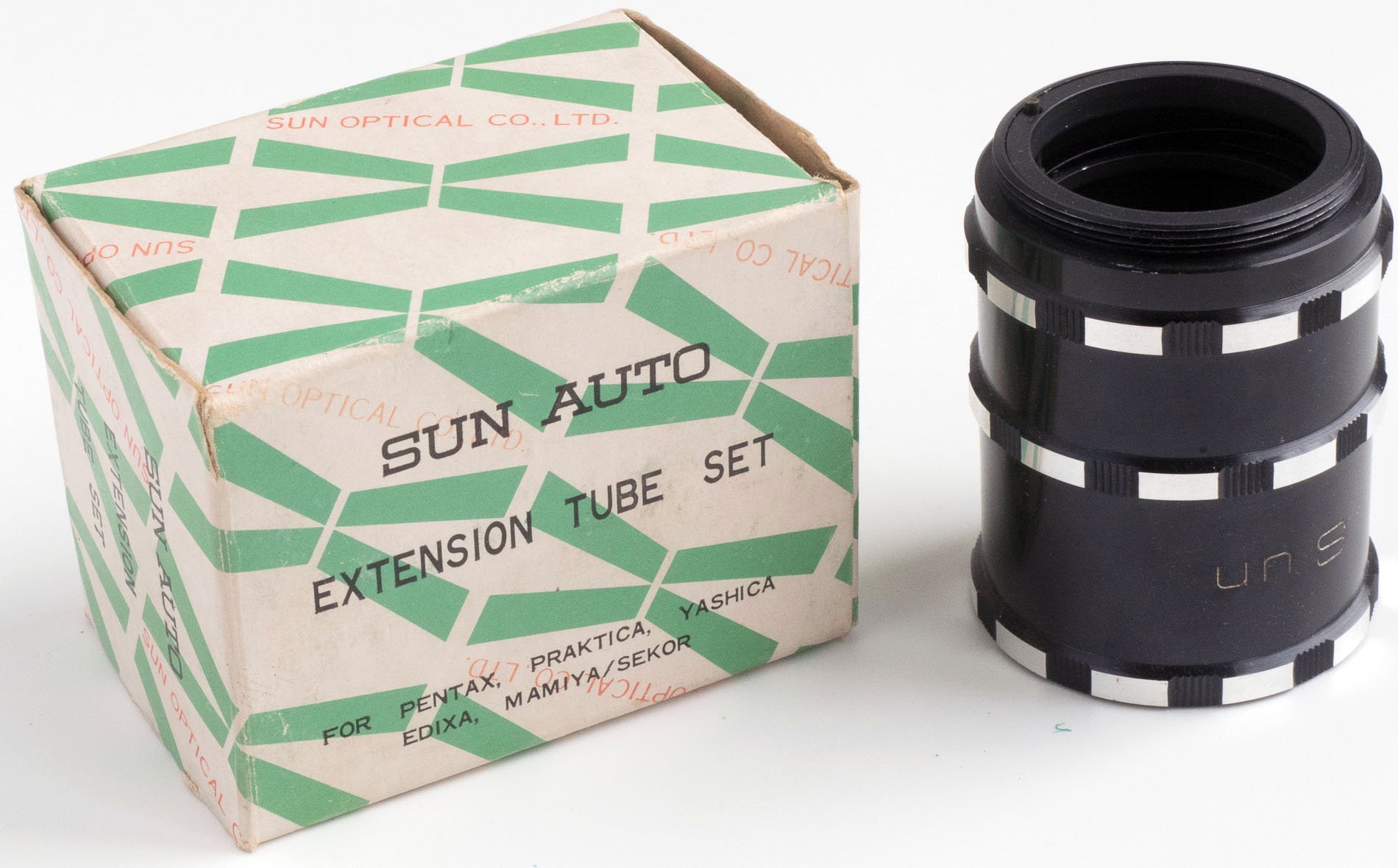 Used Sun Extension Tube Set M42 screw