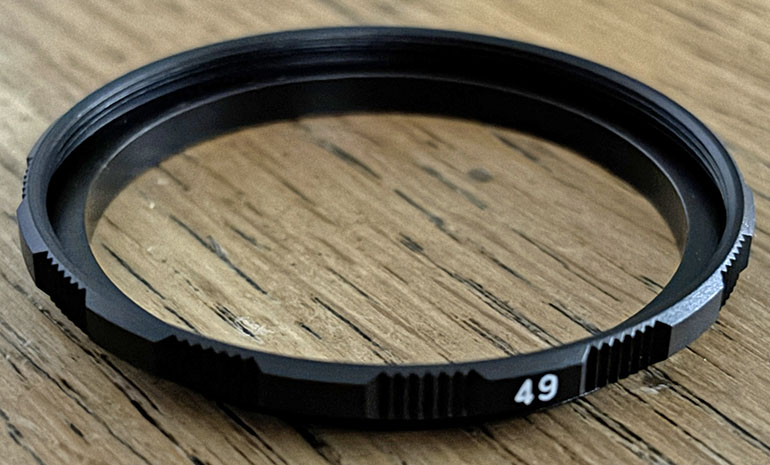 Sunpak 49mm Adaptor for GX8r ringflash Stepping ring