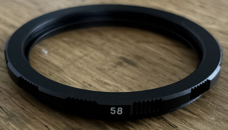 Sunpak 58mm Adaptor for GX8r ringflash Stepping ring