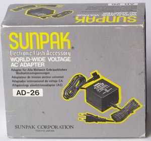 Used Sunpak AD-26 AC- Adapter