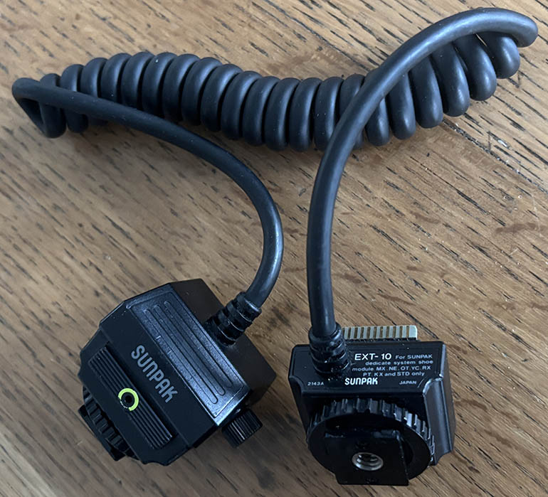 Sunpak EXT-10 and NE-2D Nikon Module  Flash accessory