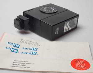 Sunpak GX33 Flashgun