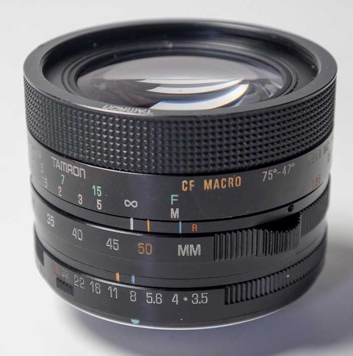 Tamron 28-50mm f/3.4-4.5 (07A) Adaptall II 35mm interchangeable lens