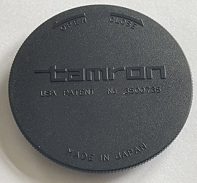 Tamron adaptall I mount cover Front Lens Cap