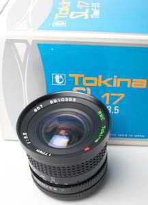 Tokina 17mm f/3.5 Canon FD 35mm interchangeable lens