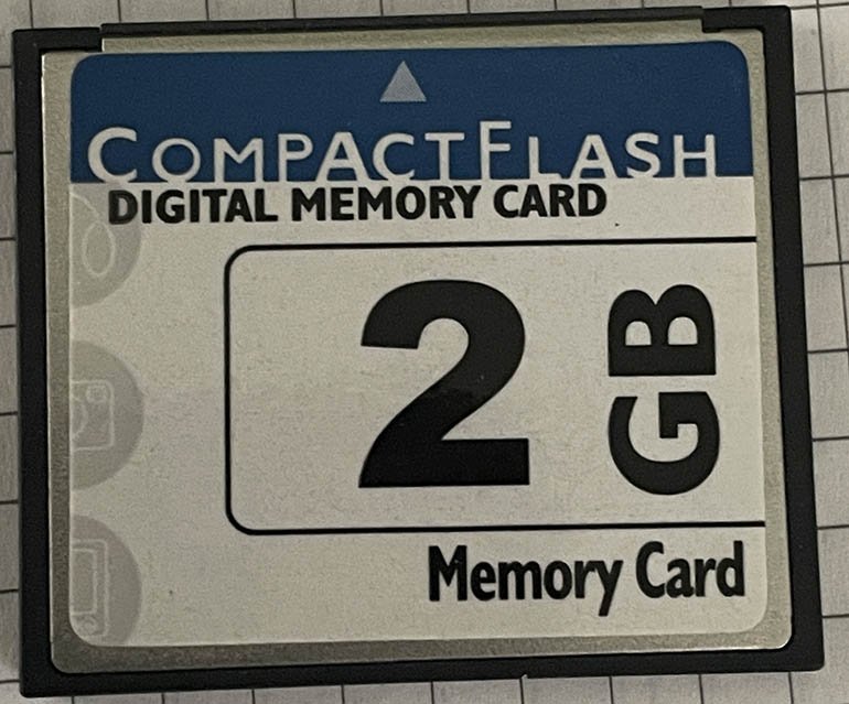Used Unbranded 2GB CompactFlash