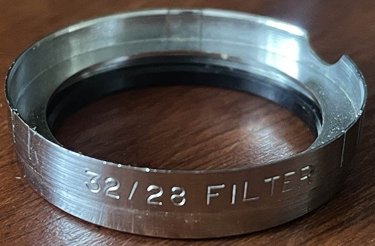 Second hand Unbranded 32mm 28mm push on filter holder