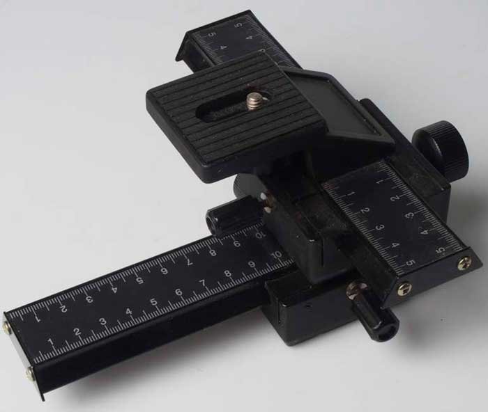Pre-owned Unbranded 4 Way Macro Focusing Rail