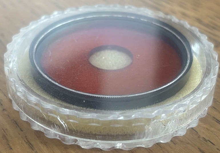 Pre-owned Unbranded 52mm Color Spot Red