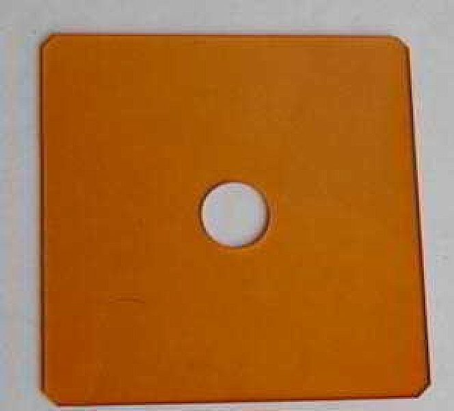 Second hand Unbranded 75mm Square Orange