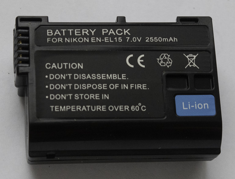Unbranded unbranded EN-EL15 7.0 2550mAh Battery / Charger