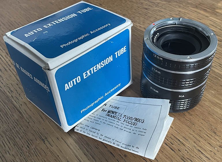Pre-owned Unbranded Extension Tube Set Minolta AF