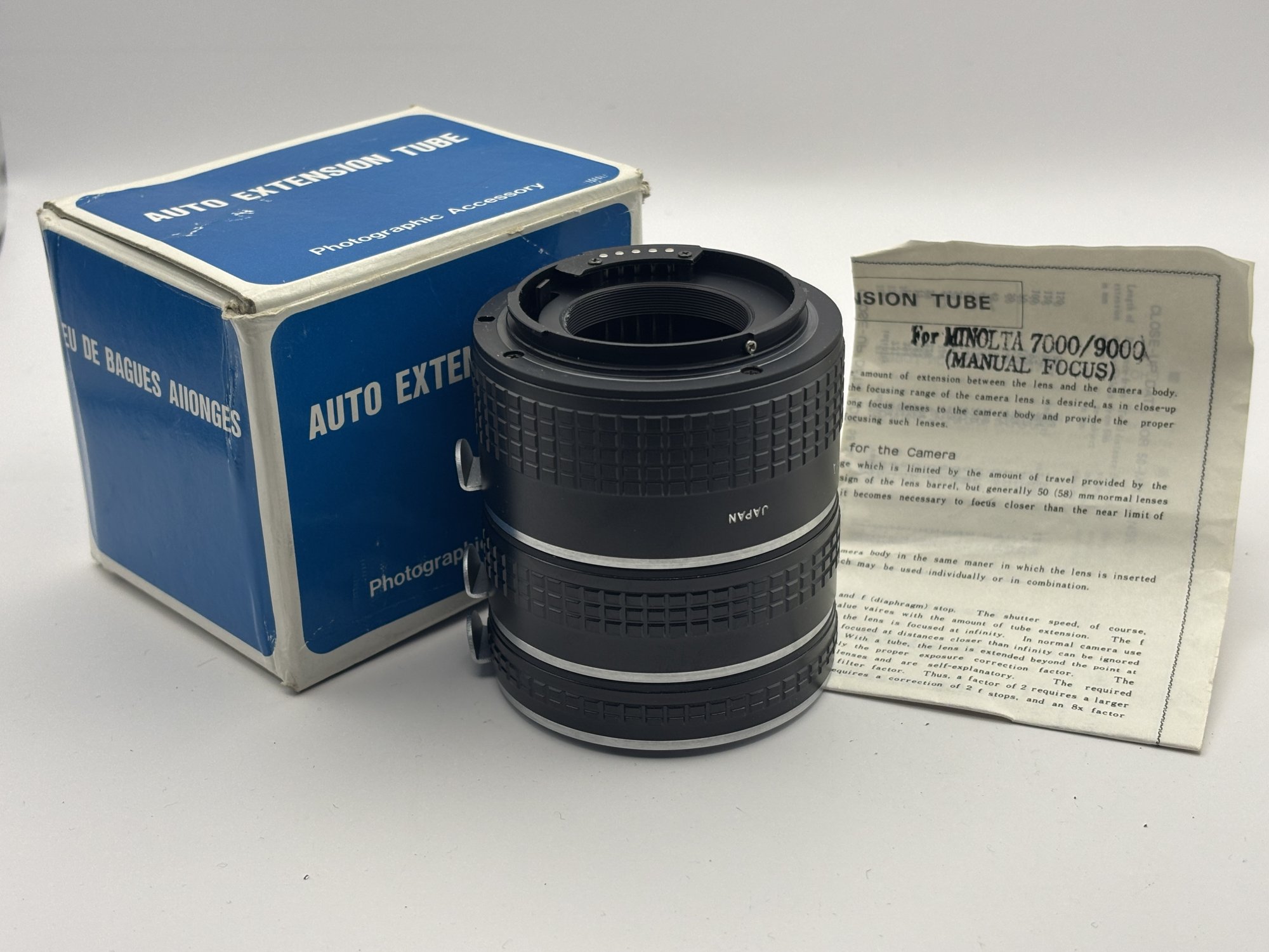 Pre-owned Unbranded Extension Tube Set Minolta AF