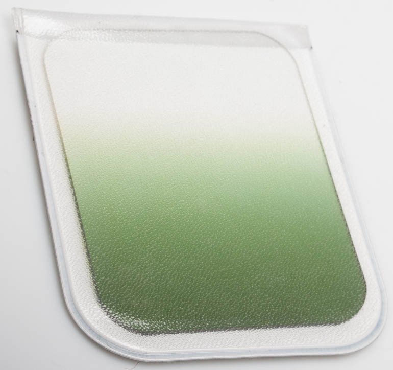 Second hand Unbranded Green graduated filter 67x85mm