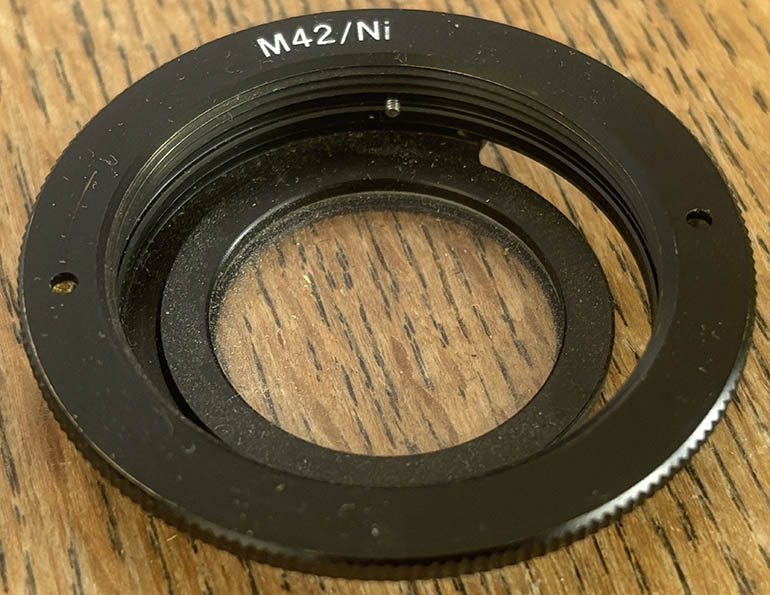 Unbranded Nikon AI to M42 Glass Lens adaptor