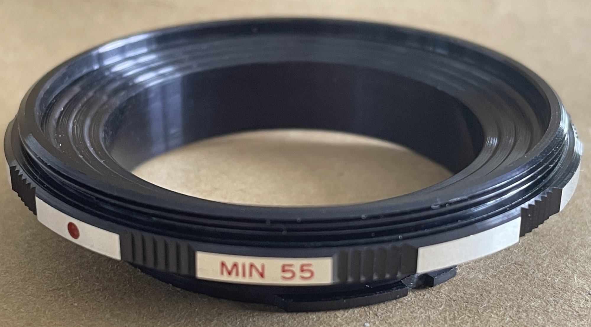 Used Unbranded Reverse Ring Minolta MD - 55mm