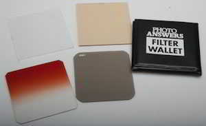 Unbranded set of four 67mm filters in case A-series