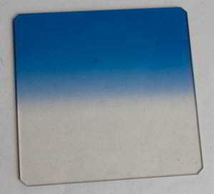 Unbranded 75mm Square blue grad Filter