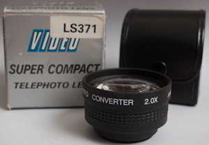 Unbranded 2x telephoto lens 37mm thread Video accessory