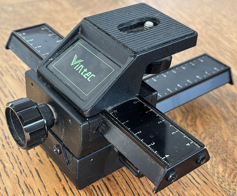 Vintec Japanese 4 Way Macro Focusing Rail  Tripod accessory